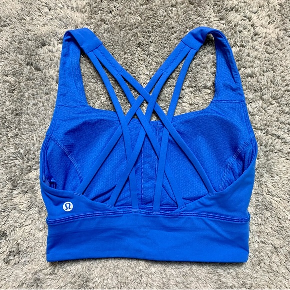 NWOT Lululemon Free To Be Serene Longline Bra *Wild Bluebell - Picture 2 of 4